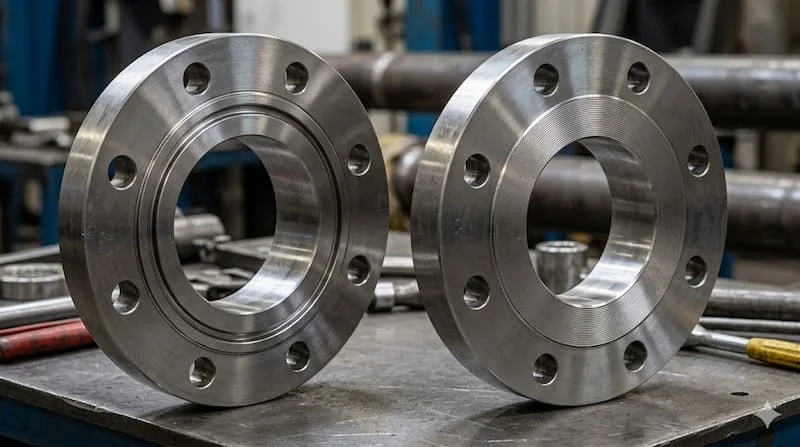 Ảnh so sánh RTJ vs RF flange