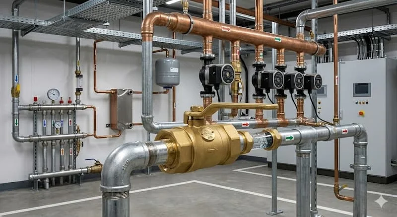 Van đồng 42 trong hệ thống nước thực tế