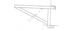 Hình 1. Dầm công xôn đỡ sàn thao tác tạm.  và các chi tiết gông, nối, gia cố.