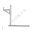 Bước 2: Lắp công xôn và sàn thao tác vào thành bồn lớp 1.