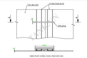 Trình tự hàn tấm đáy bồn 2