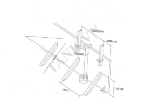 Hình 9. Phương pháp căn chỉnh thành bồn lớp 1.